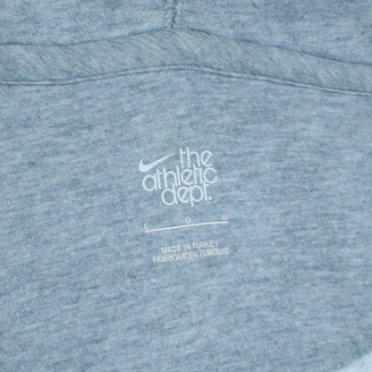 Mens UK Size L Nike Grey Full Zip Hoodie