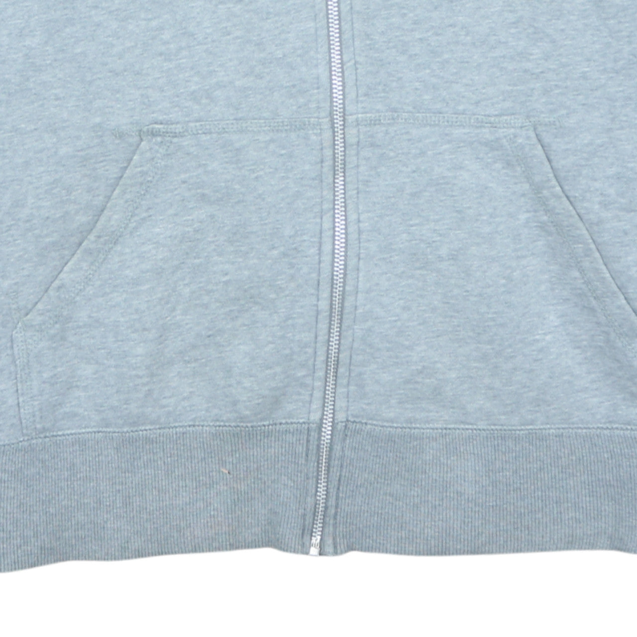 Mens UK Size L Nike Grey Full Zip Hoodie