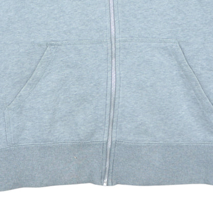 Mens UK Size L Nike Grey Full Zip Hoodie