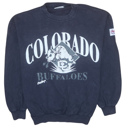 Mens UK Size M Rawlings Blue Pullover Sweatshirt
