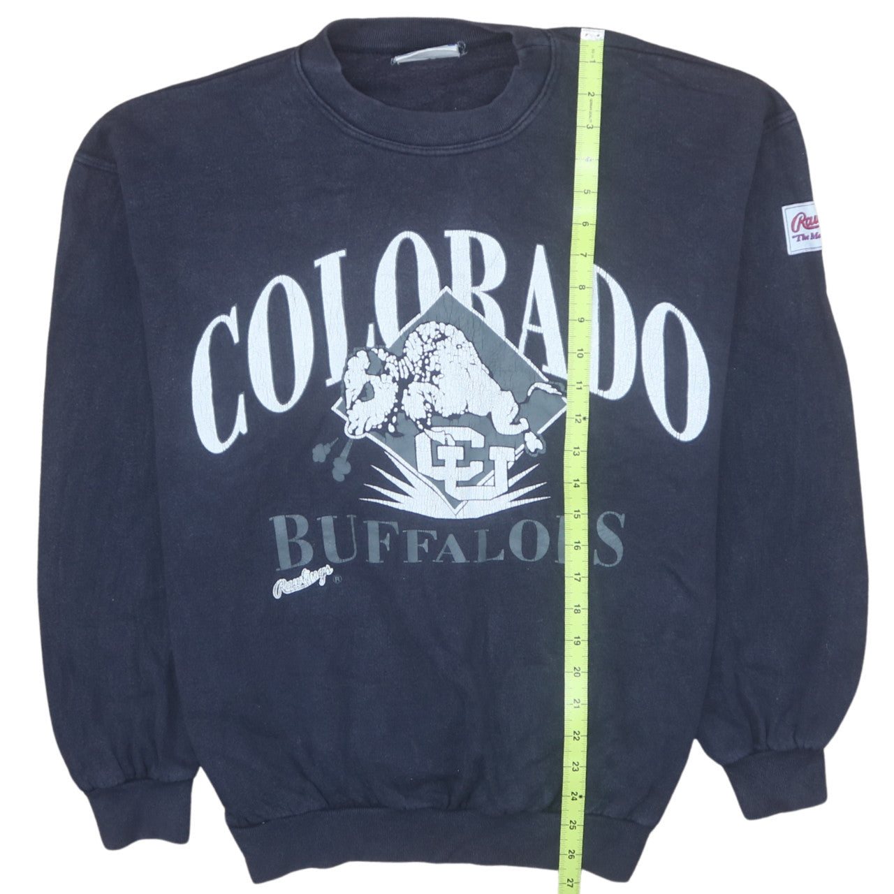 Mens UK Size M Rawlings Blue Pullover Sweatshirt