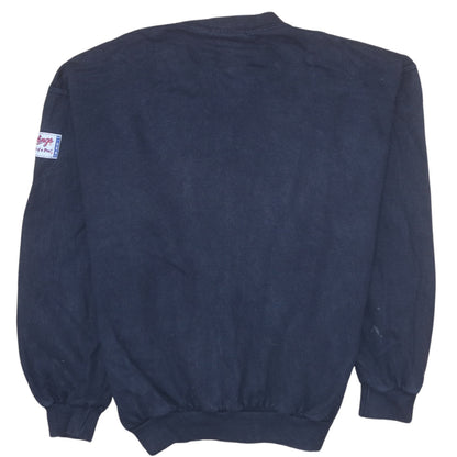 Mens UK Size M Rawlings Blue Pullover Sweatshirt