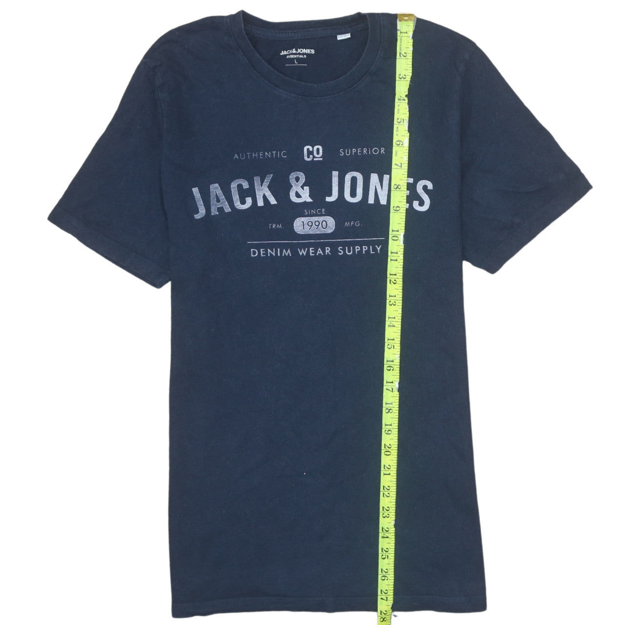Mens UK Size L JACK & JONES Blue  T-Shirt