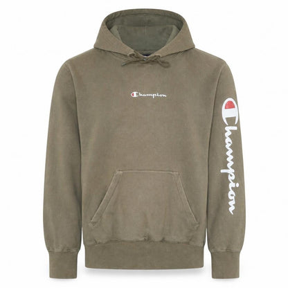 Mens UK Size M Champion Brown Pullover Hoodie