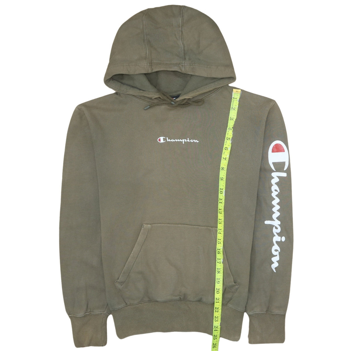 Mens UK Size M Champion Brown Pullover Hoodie