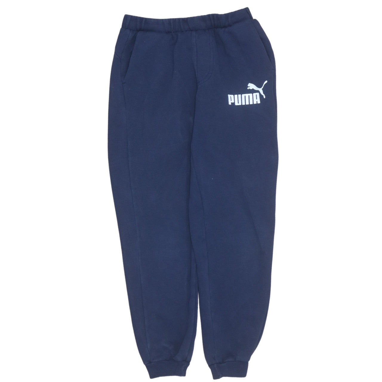 Boys UK Size 11-12 Years PUMA Regular Fit Jogger Blue Trousers