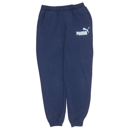 Boys UK Size 11-12 Years PUMA Regular Fit Jogger Blue Trousers