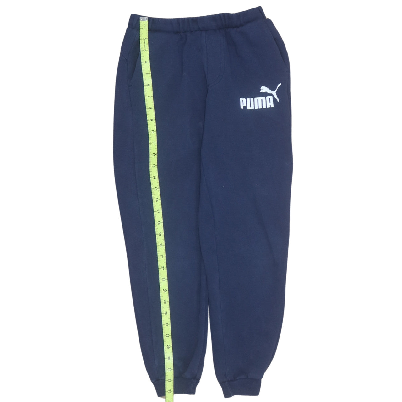 Boys UK Size 11-12 Years PUMA Regular Fit Jogger Blue Trousers