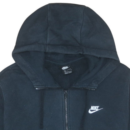 Mens UK Size L Nike Black Full Zip Hoodie