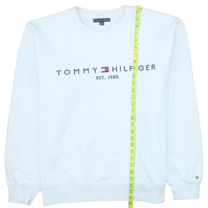 Mens UK Size 2XL Tommy Hilfiger White Pullover Sweatshirt