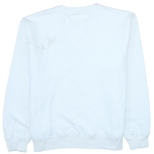Mens UK Size 2XL Tommy Hilfiger White Pullover Sweatshirt
