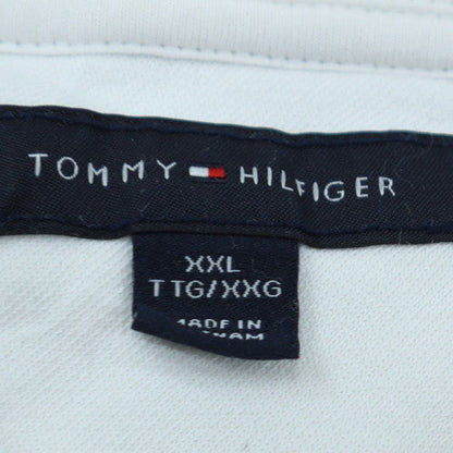Mens UK Size 2XL Tommy Hilfiger White Pullover Sweatshirt