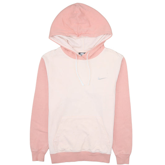 Womens UK Size S Nike Pink Pullover Hoodie