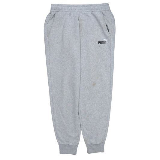 Mens UK Size L PUMA Regular Fit Sweatpants Grey Trousers