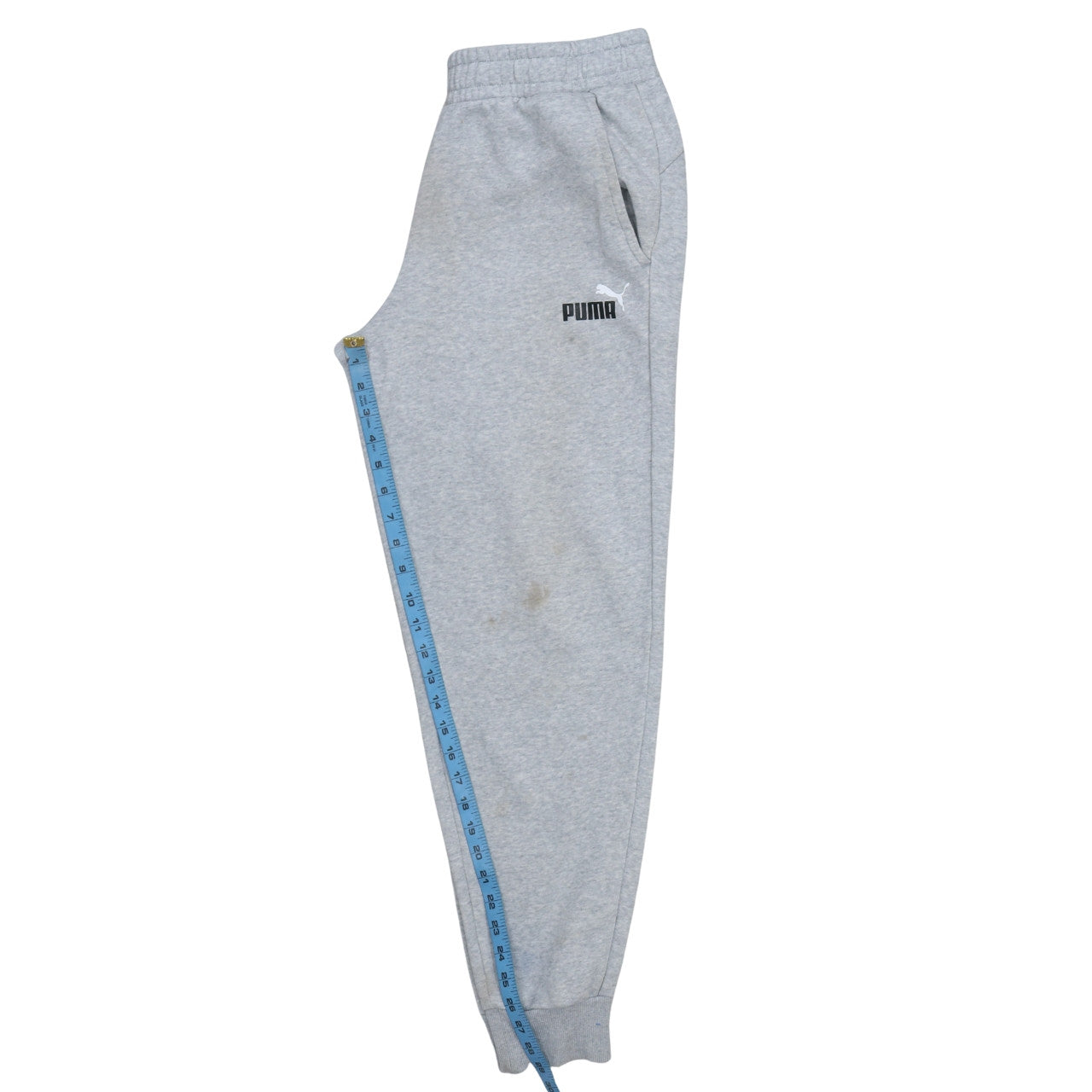 Mens UK Size L PUMA Regular Fit Sweatpants Grey Trousers