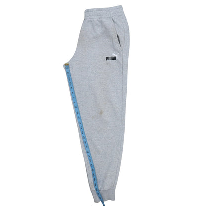 Mens UK Size L PUMA Regular Fit Sweatpants Grey Trousers