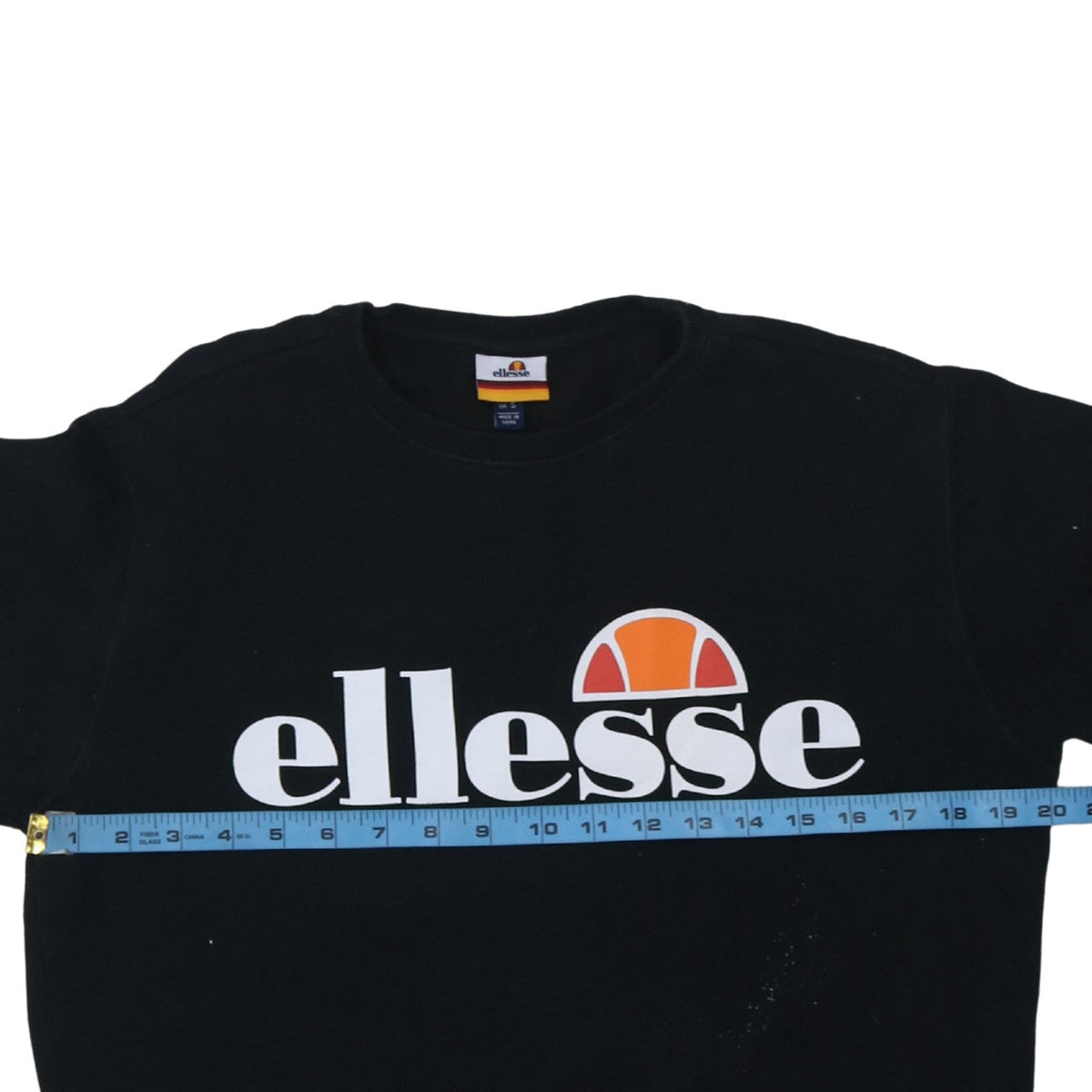 Mens UK Size S ellesse Black Pullover Sweatshirt