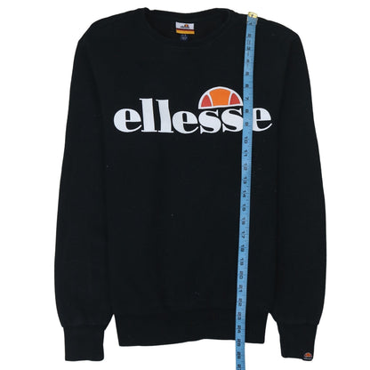 Mens UK Size S ellesse Black Pullover Sweatshirt