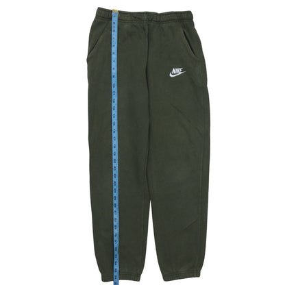 Boys UK Size 13-15 Years Nike Regular Fit Sweatpants Green Trousers