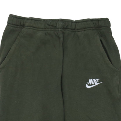 Boys UK Size 13-15 Years Nike Regular Fit Sweatpants Green Trousers