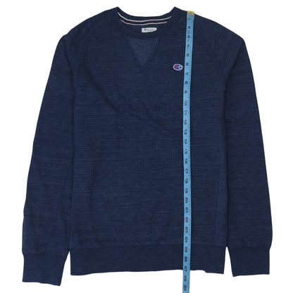 Mens UK Size M Champion Blue Pullover Sweatshirt