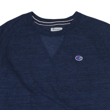 Mens UK Size M Champion Blue Pullover Sweatshirt