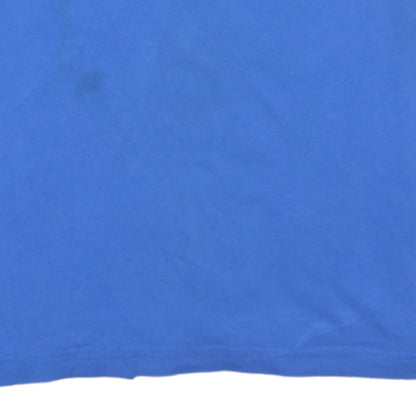 Emporio Armani EA7 Men's Blue L Logo Crew Neck Short Sleeve T-Shirt