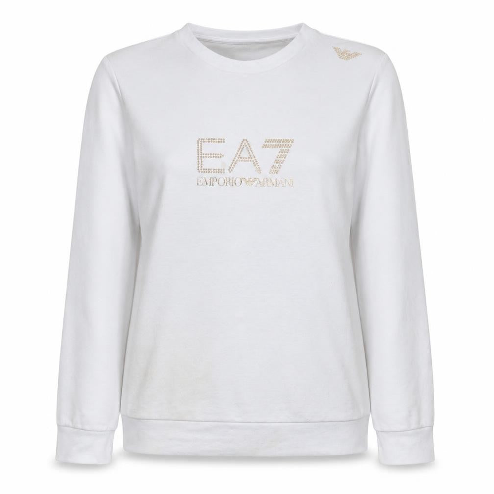 Womens UK Size XL Emporio Armani White Pullover Sweatshirt