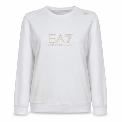 Womens UK Size XL Emporio Armani White Pullover Sweatshirt