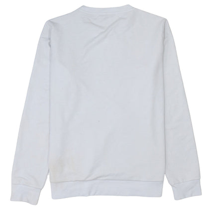 Womens UK Size XL Emporio Armani White Pullover Sweatshirt