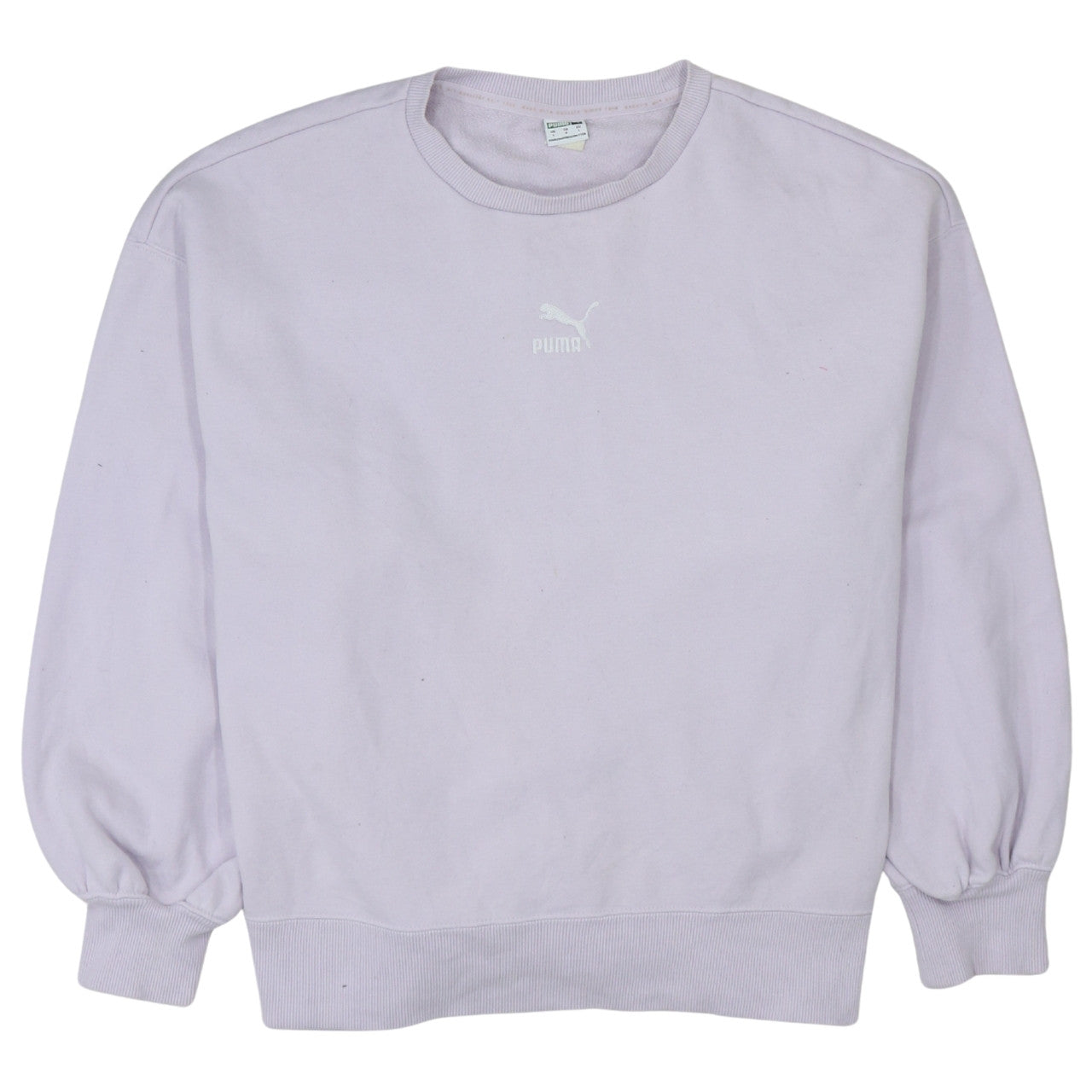 Womens UK Size L PUMA Purple Pullover Sweatshirt