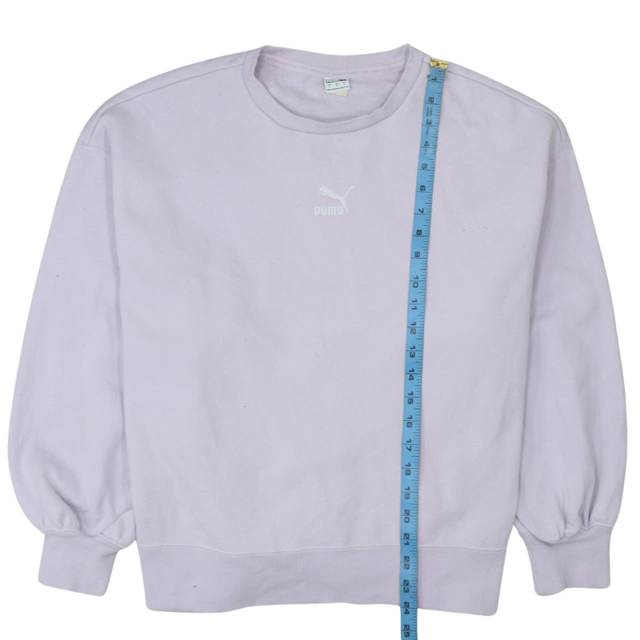 Womens UK Size L PUMA Purple Pullover Sweatshirt