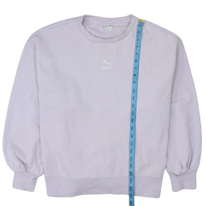 Womens UK Size L PUMA Purple Pullover Sweatshirt