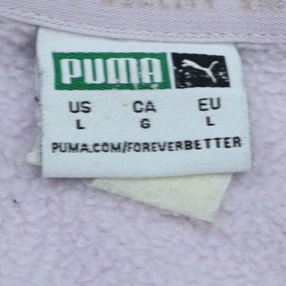Womens UK Size L PUMA Purple Pullover Sweatshirt