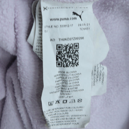 Womens UK Size L PUMA Purple Pullover Sweatshirt