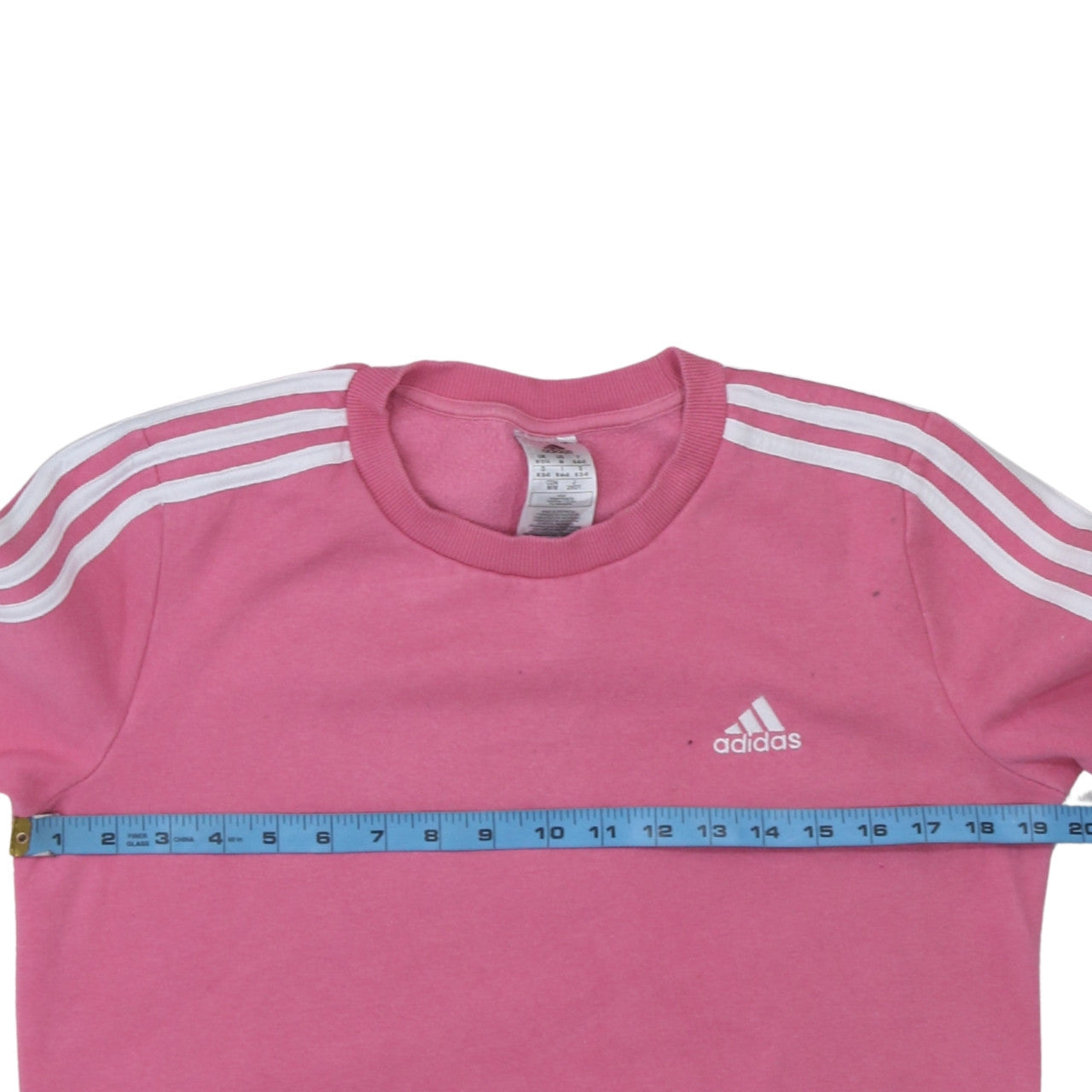 Womens UK Size 12-14 adidas Pink Pullover Sweatshirt