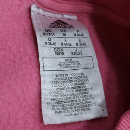 Womens UK Size 12-14 adidas Pink Pullover Sweatshirt