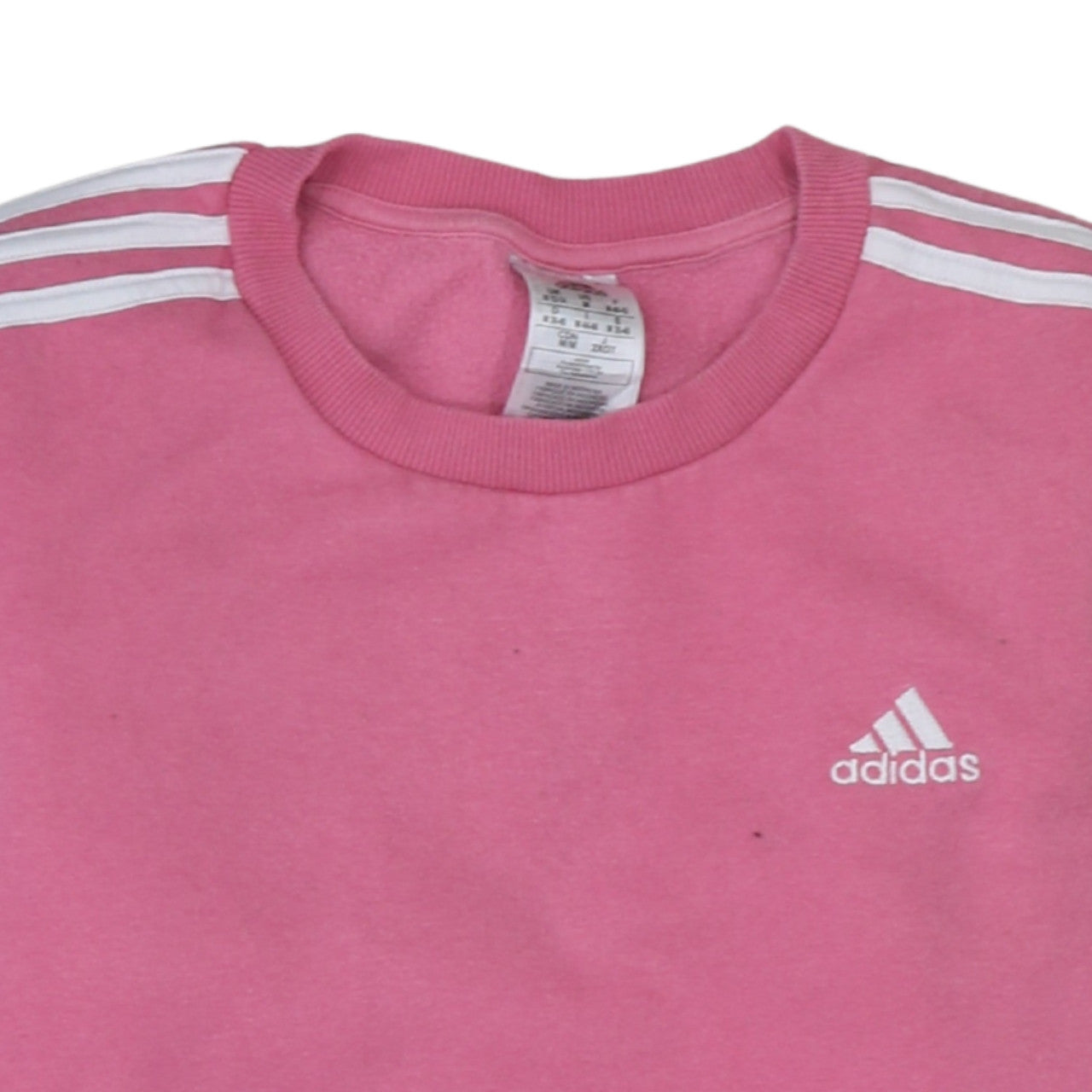Womens UK Size 12-14 adidas Pink Pullover Sweatshirt