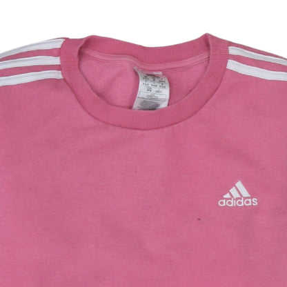 Womens UK Size 12-14 adidas Pink Pullover Sweatshirt