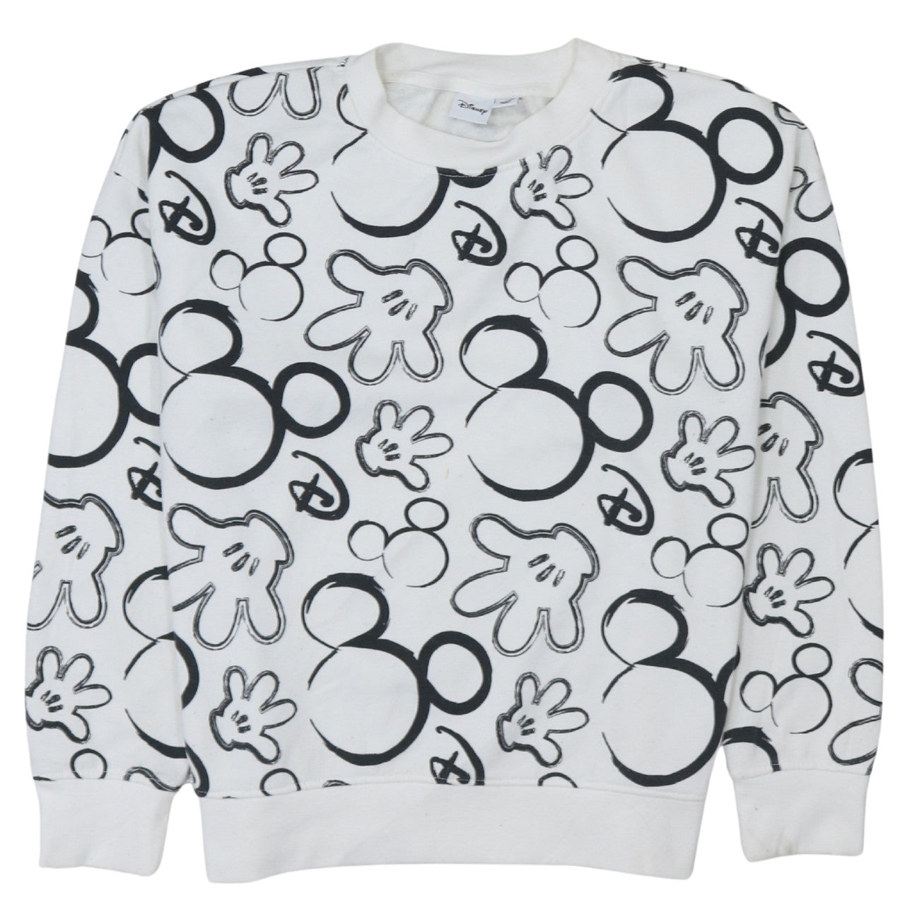 Womens UK Size S Disney White Pullover Sweatshirt