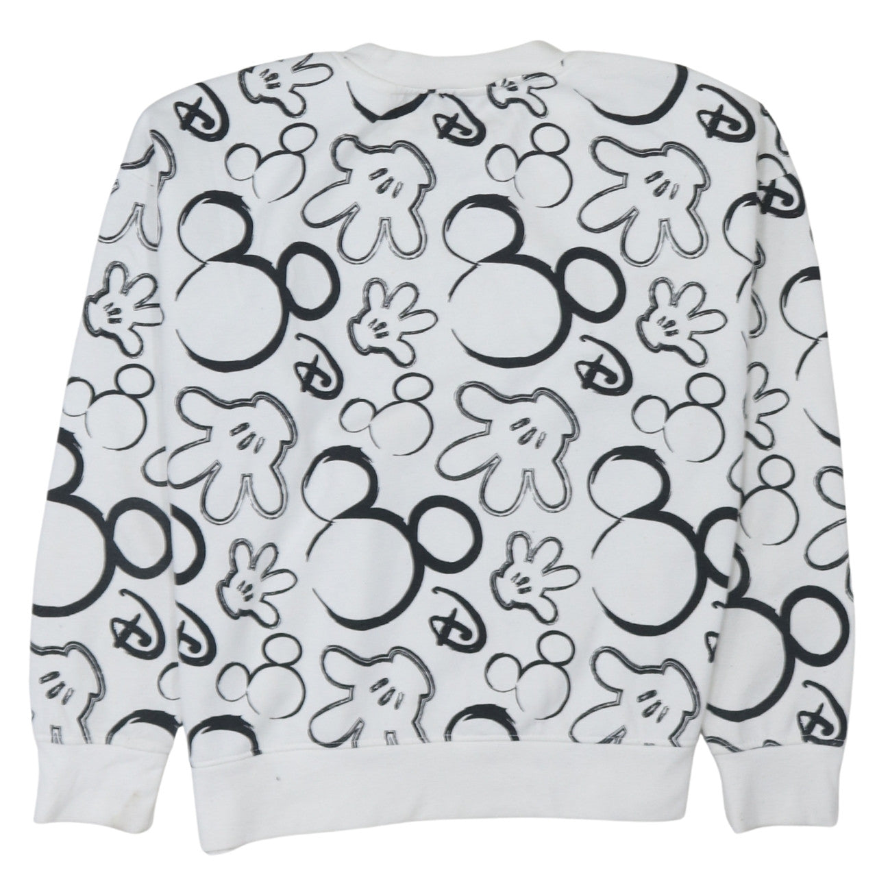 Womens UK Size S Disney White Pullover Sweatshirt