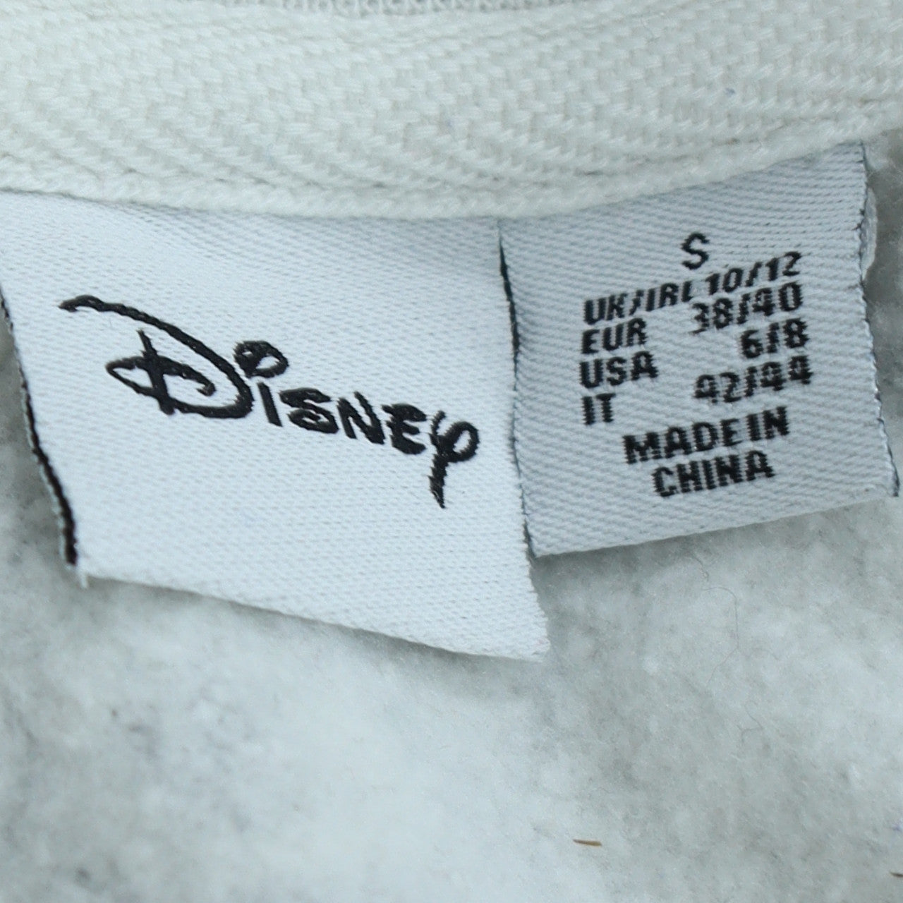 Womens UK Size S Disney White Pullover Sweatshirt