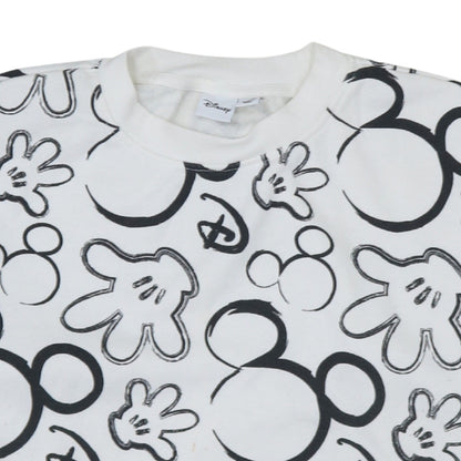Womens UK Size S Disney White Pullover Sweatshirt