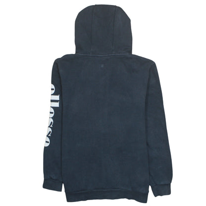Womens UK Size 16 ellesse Black Full Zip Hoodie