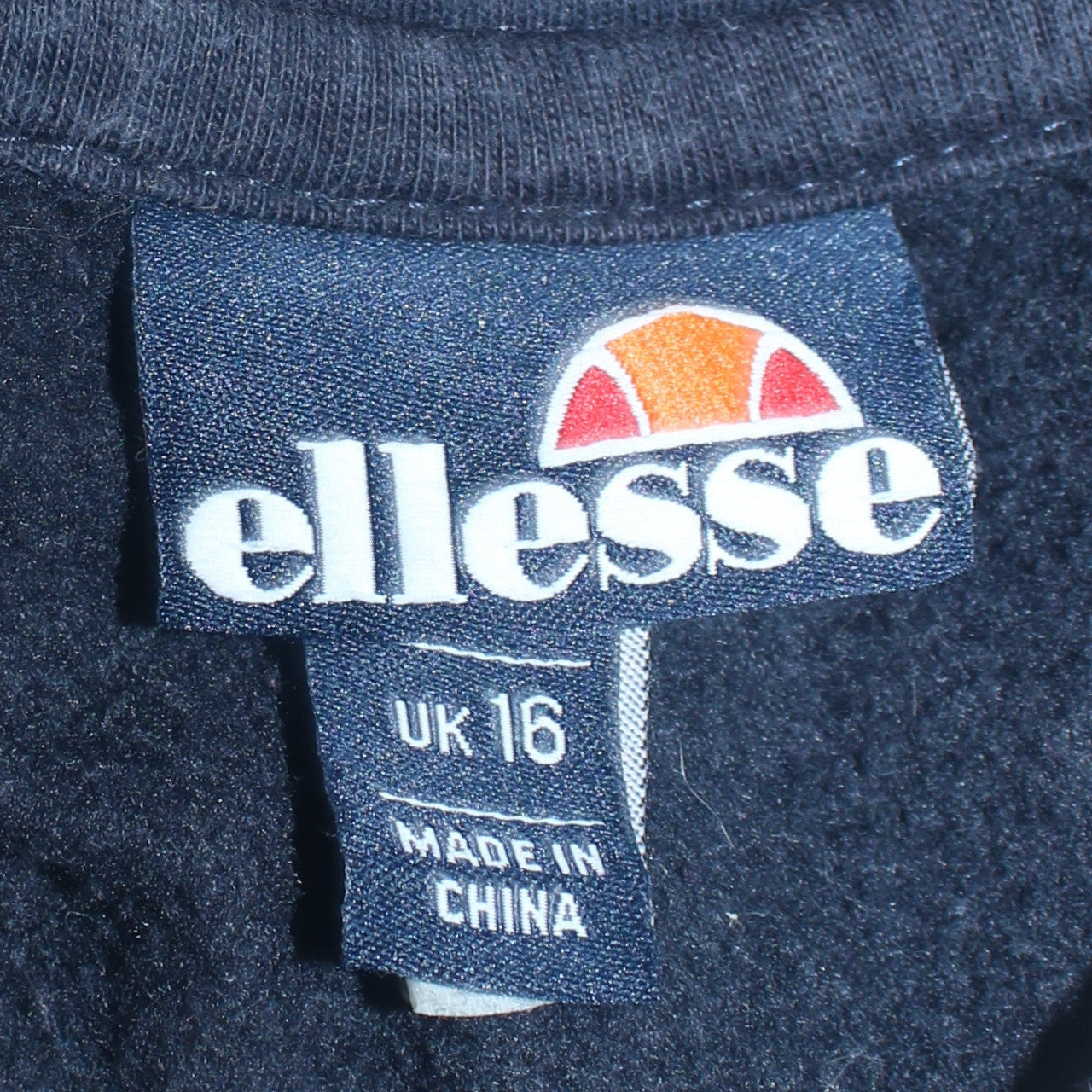 Womens UK Size 16 ellesse Black Full Zip Hoodie