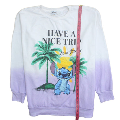 Womens UK Size S George Multicoloured Pullover Sweatshirt