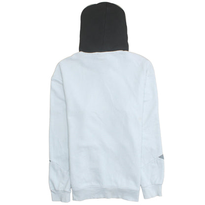 Mens UK Size S PUMA White Pullover Hoodie