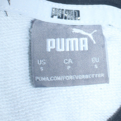 Mens UK Size S PUMA White Pullover Hoodie