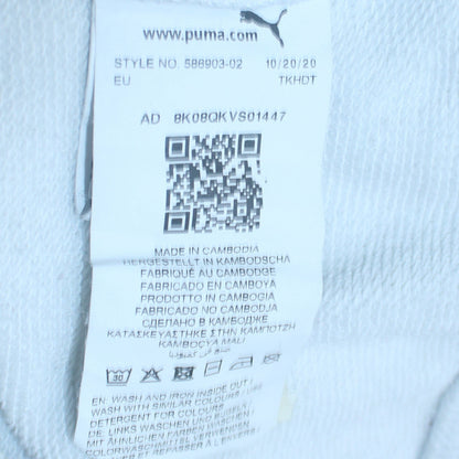 Mens UK Size S PUMA White Pullover Hoodie