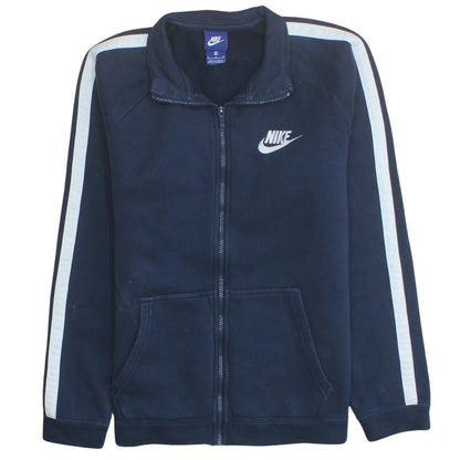 Mens UK Size M Nike Blue Full Zip Sweatshirt
